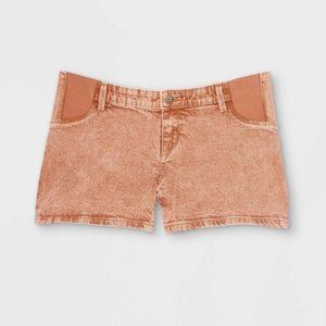 Isabel Maternity by Ingrid & Isabel Carpenter Side Panel Maternity Jean Shorts